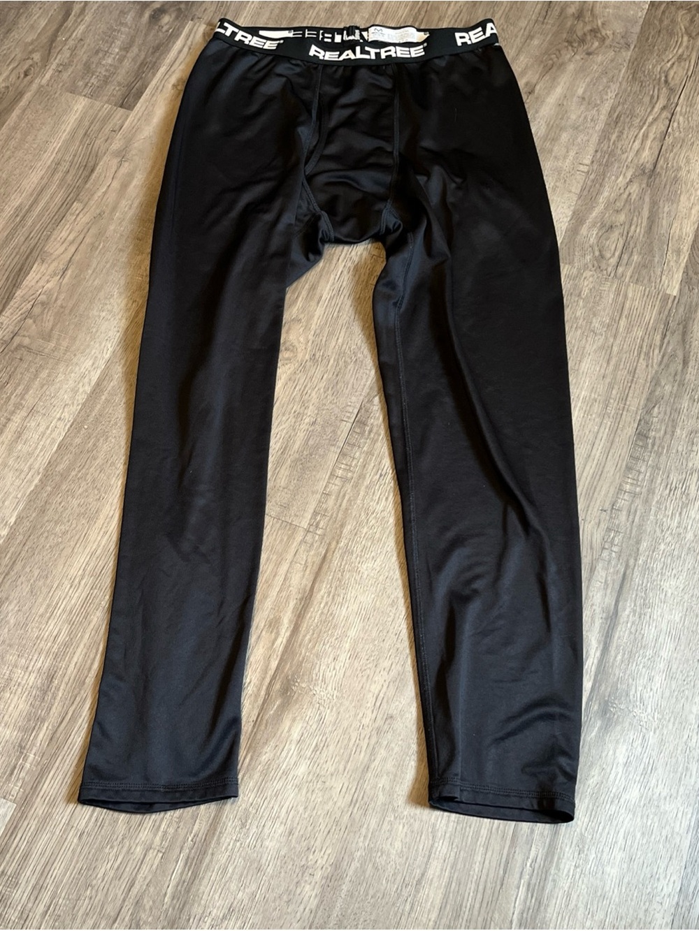 Realtree Black Compression Base Layer Pants L